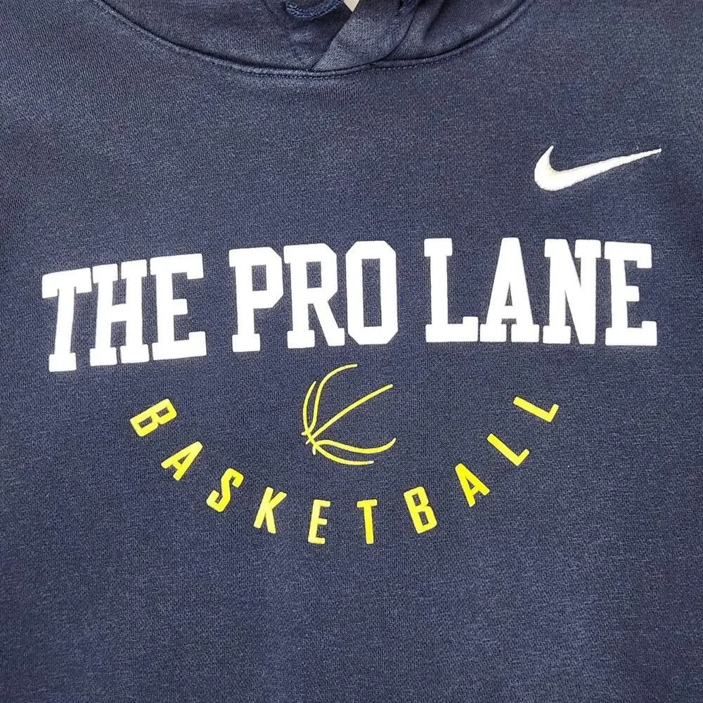 Nike Pro Lane Basketball Hoodie Unisex XL Pullover Fleece Sweatshirt CU1789-419